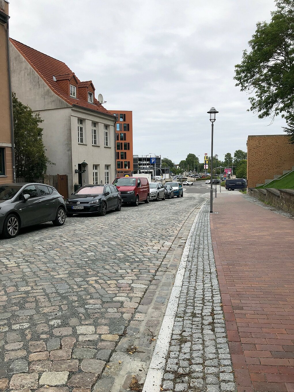Slüterstraße nach Fertigstellung.